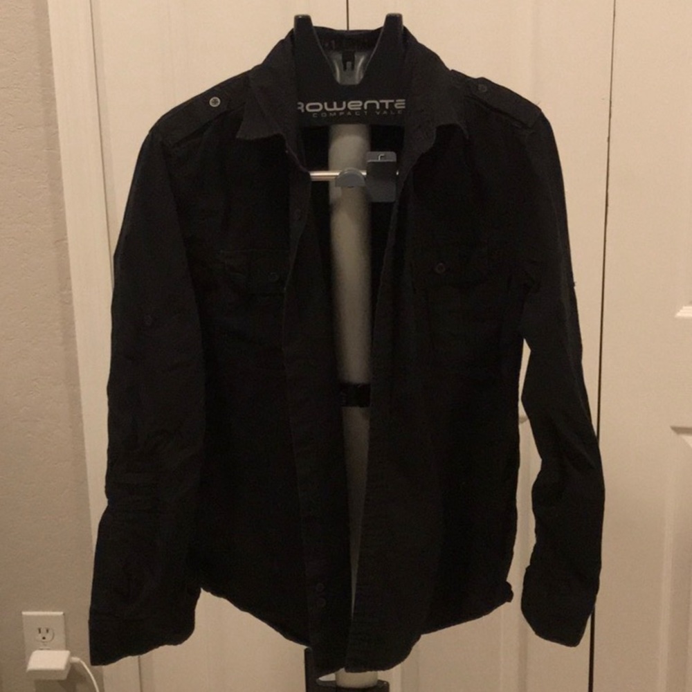 Calvin Klein long sleeve Black Button shirt